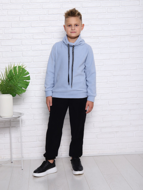 КМ141 Костюм _Fleece_ (серо-голубой) (Фото 2) (1)